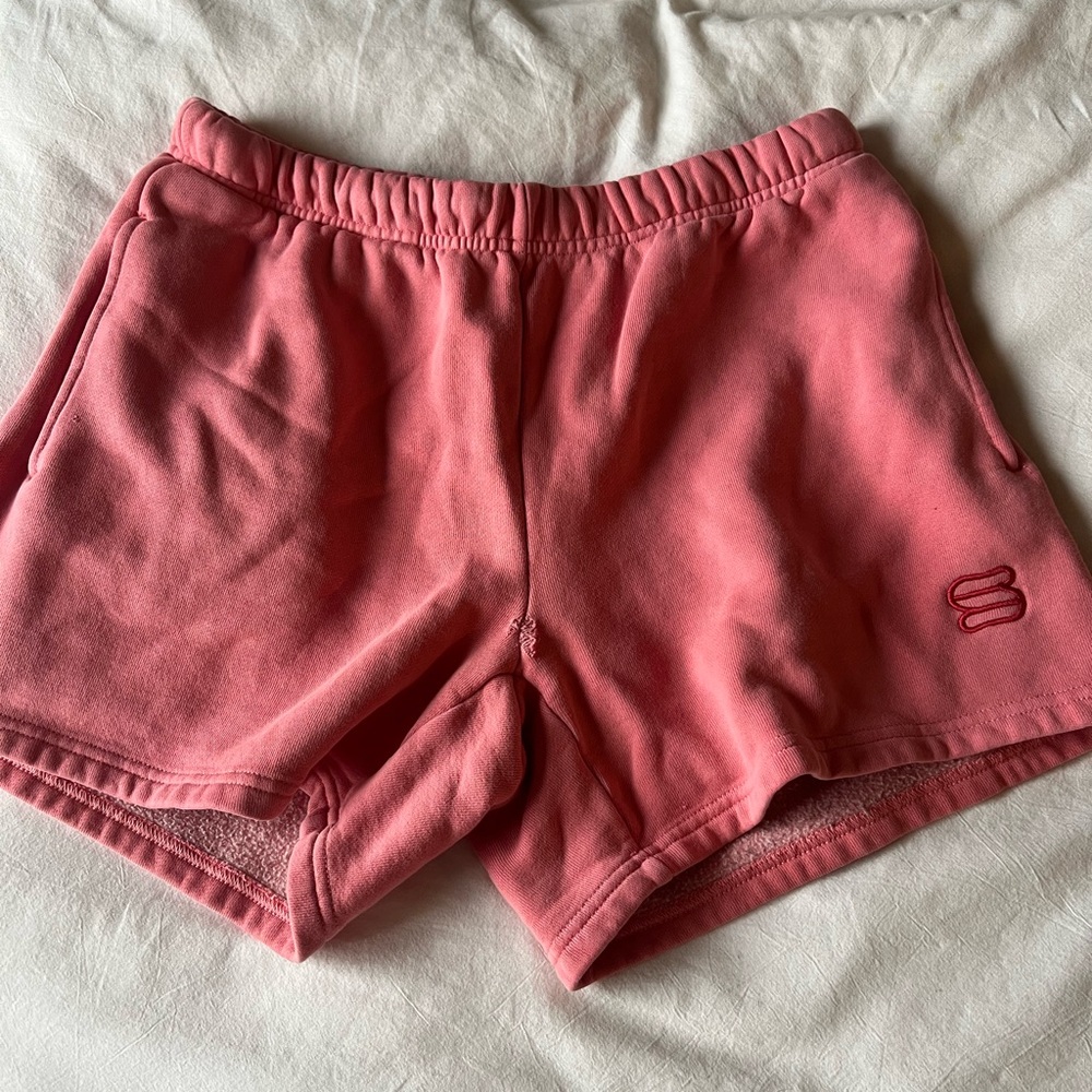 Aritzia Coral Athletic Shorts